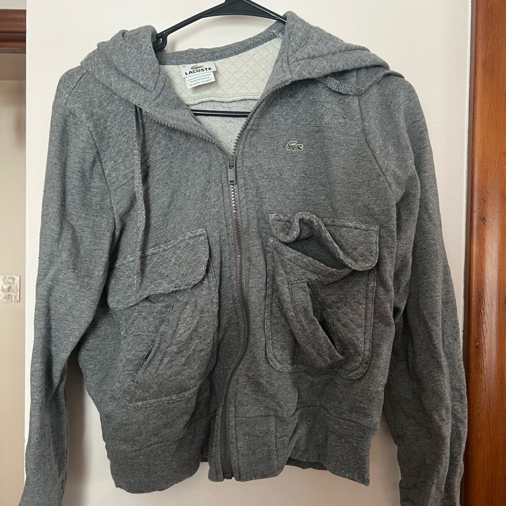Lacoste hooded zip up